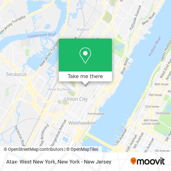 Atax- West New York map