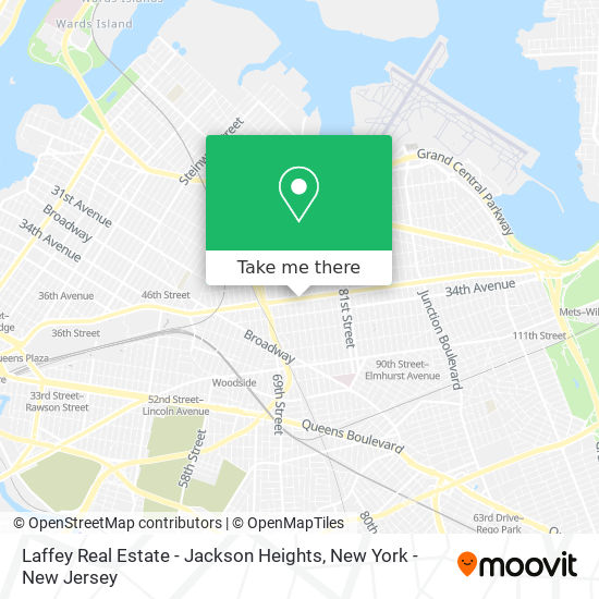 Laffey Real Estate - Jackson Heights map