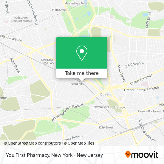 You First Pharmacy map