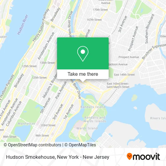 Hudson Smokehouse map