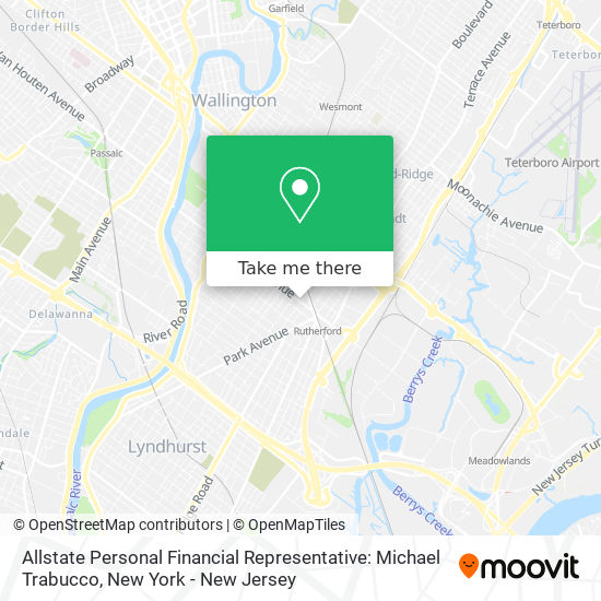 Mapa de Allstate Personal Financial Representative: Michael Trabucco