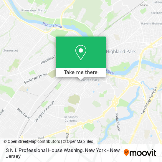 Mapa de S N L Professional House Washing