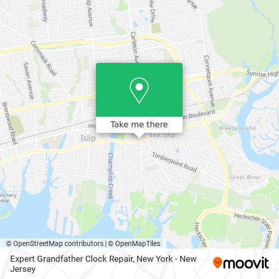 Mapa de Expert Grandfather Clock Repair