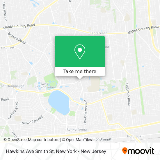 Mapa de Hawkins Ave Smith St