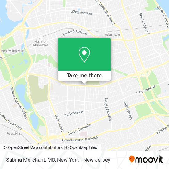 Sabiha Merchant, MD map