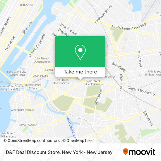 Mapa de D&F Deal Discount Store