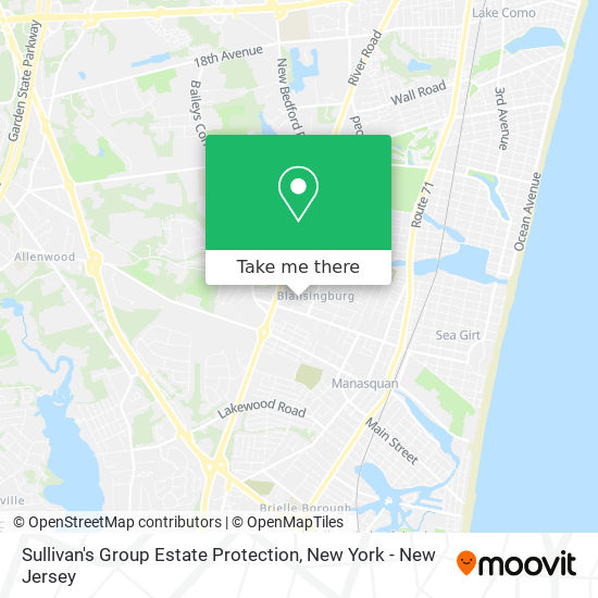 Sullivan's Group Estate Protection map