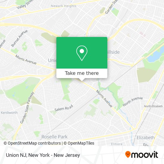 Union NJ map