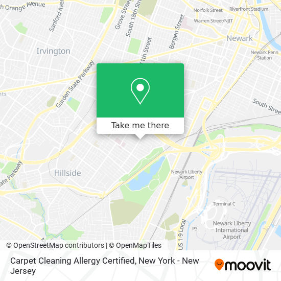 Mapa de Carpet Cleaning Allergy Certified