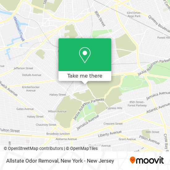 Mapa de Allstate Odor Removal