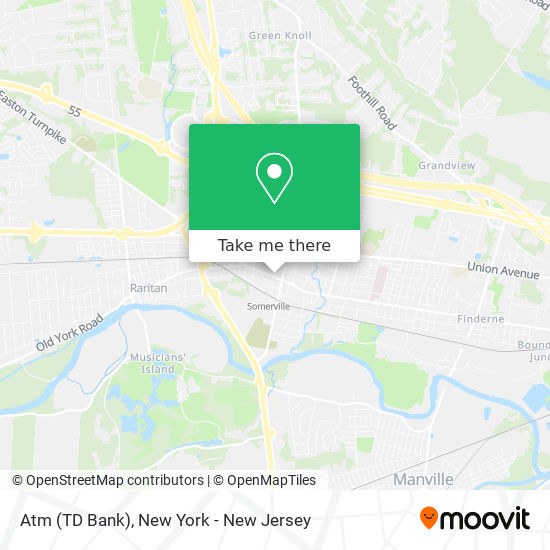 Atm (TD Bank) map