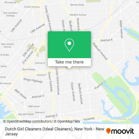 Mapa de Dutch Girl Cleaners (Ideal Cleaners)