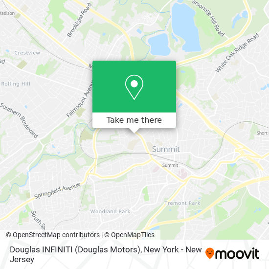 Mapa de Douglas INFINITI (Douglas Motors)