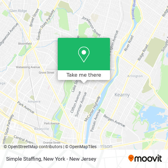 Simple Staffing map