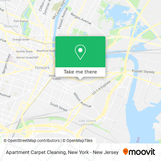 Apartment Carpet Cleaning map