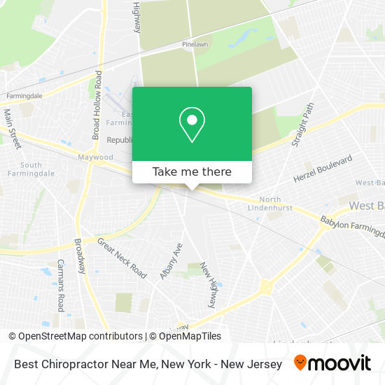 Mapa de Best Chiropractor Near Me