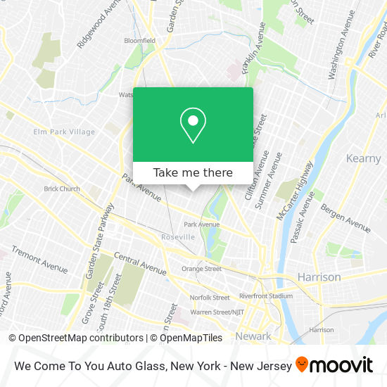 We Come To You Auto Glass map