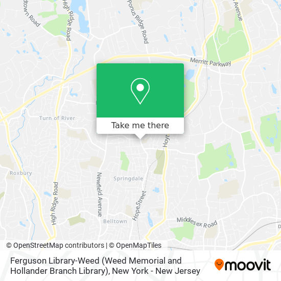 Ferguson Library-Weed (Weed Memorial and Hollander Branch Library) map