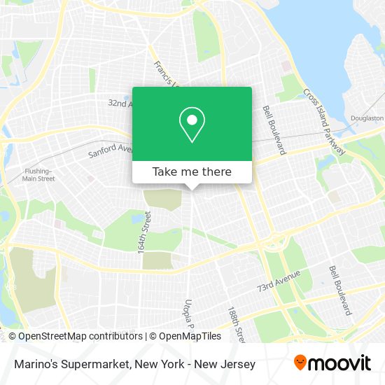 Marino's Supermarket map