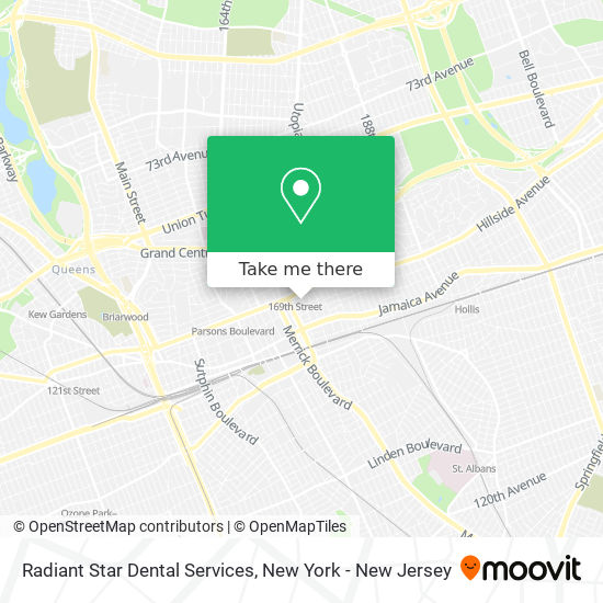 Mapa de Radiant Star Dental Services
