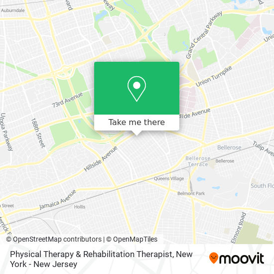 Physical Therapy & Rehabilitation Therapist map