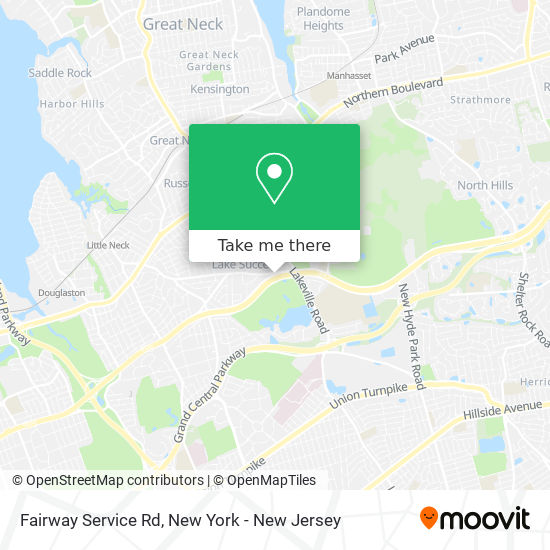 Mapa de Fairway Service Rd