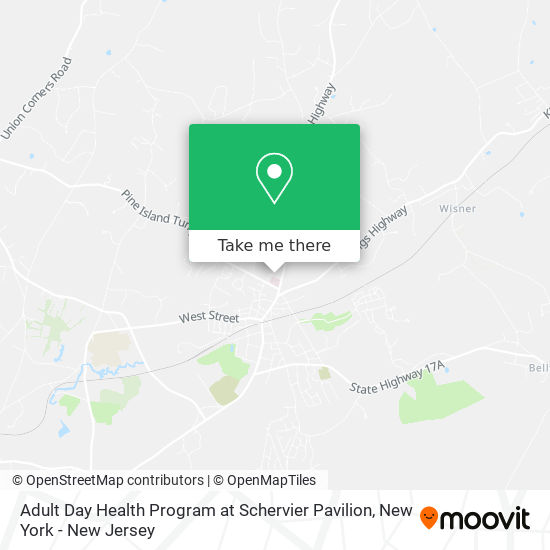 Adult Day Health Program at Schervier Pavilion map