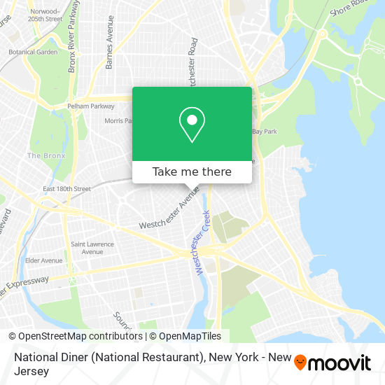 Mapa de National Diner (National Restaurant)