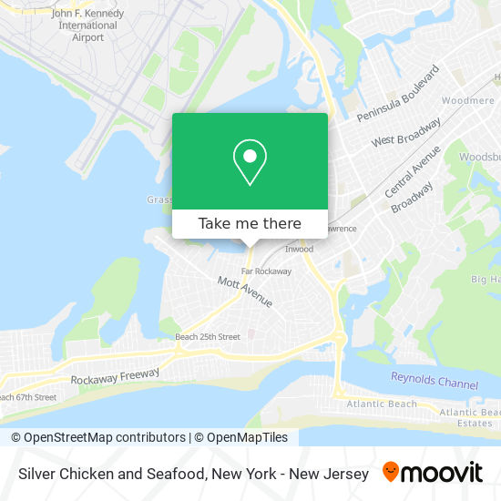 Silver Chicken and Seafood map