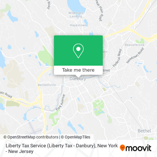 Mapa de Liberty Tax Service (Liberty Tax - Danbury)