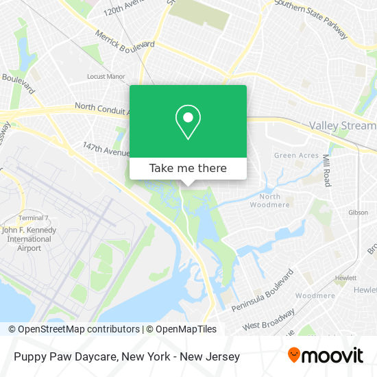 Mapa de Puppy Paw Daycare