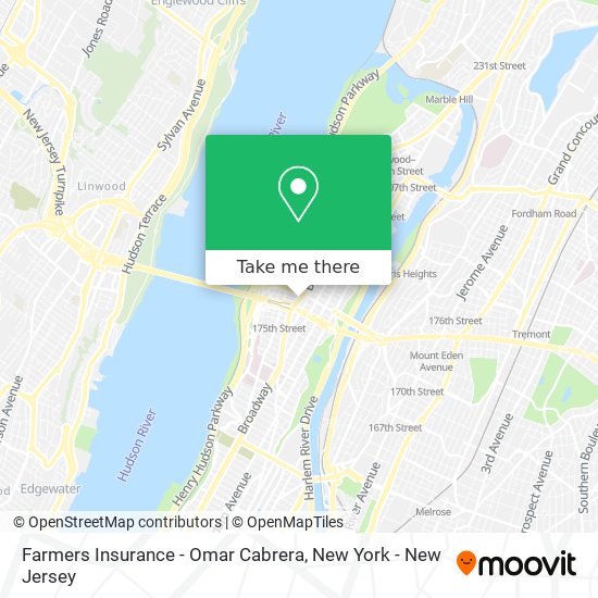 Mapa de Farmers Insurance - Omar Cabrera