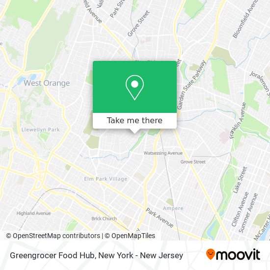 Greengrocer Food Hub map