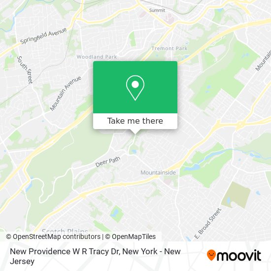 New Providence W R Tracy Dr map