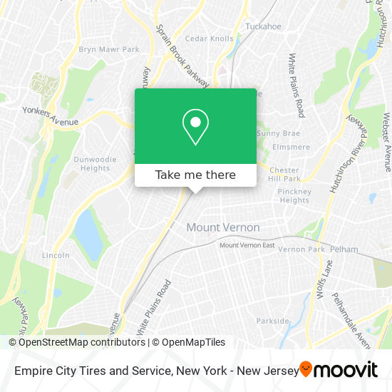 Empire City Tires and Service map