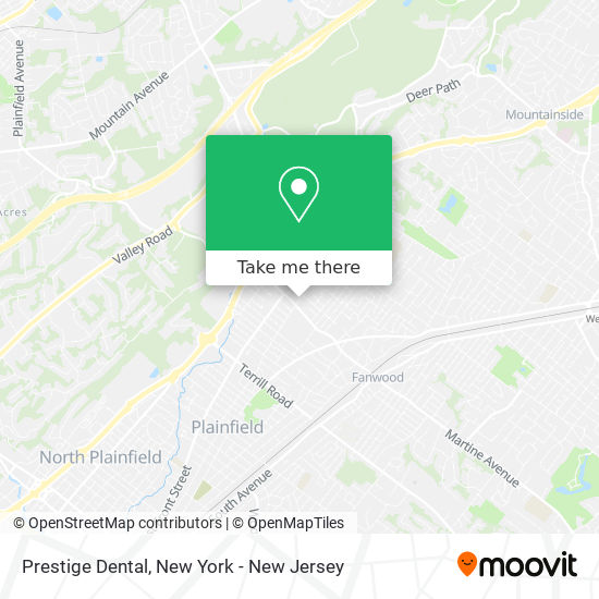 Prestige Dental map