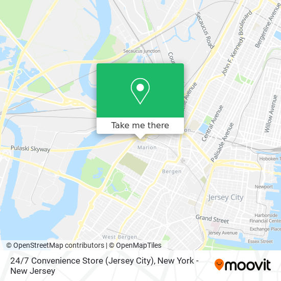 24 / 7 Convenience Store (Jersey City) map