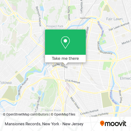 Mansiones Records map