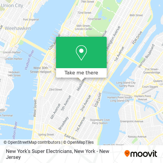 Mapa de New York's Super Electricians