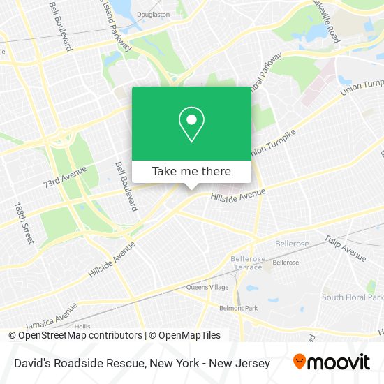 Mapa de David's Roadside Rescue