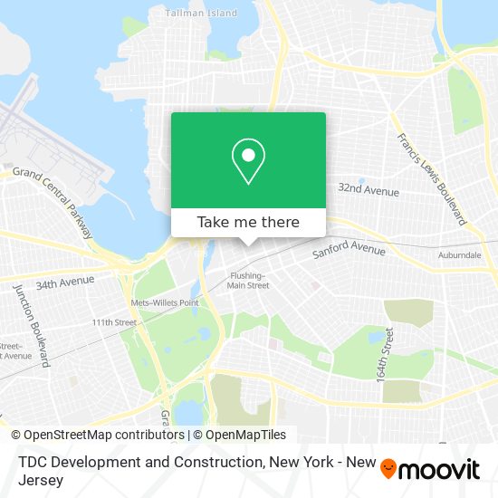 TDC Development and Construction map
