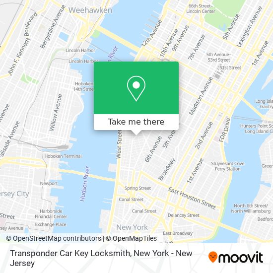 Mapa de Transponder Car Key Locksmith