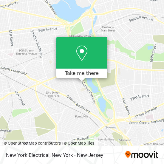 New York Electrical map