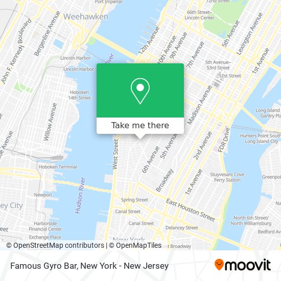 Famous Gyro Bar map