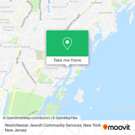 Mapa de Westchester Jewish Community Services