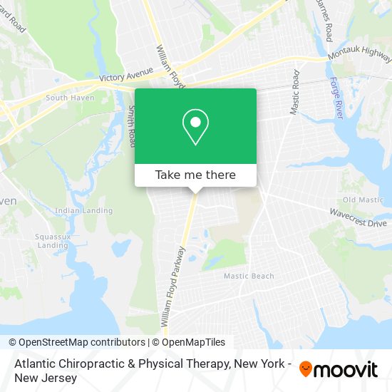 Mapa de Atlantic Chiropractic & Physical Therapy