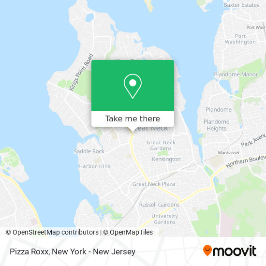 Pizza Roxx map