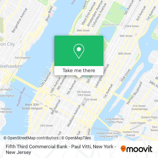 Fifth Third Commercial Bank - Paul Vitti map