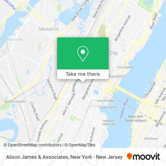 Alison James & Associates map