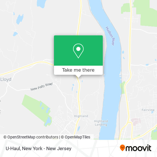 U-Haul map